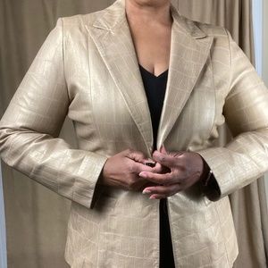 Vintage Pelle Studio Wilson Leather Jacket Blazer, size XL